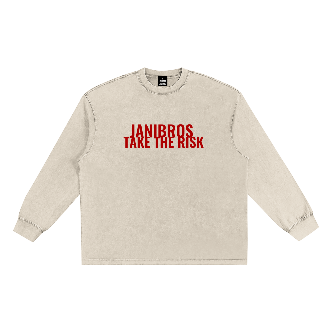 Snow Washed Frayed Edge T-Shirt