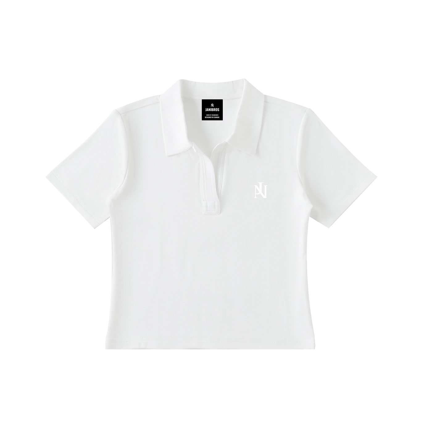 Bodycon Short Sleeve Polo Shirt