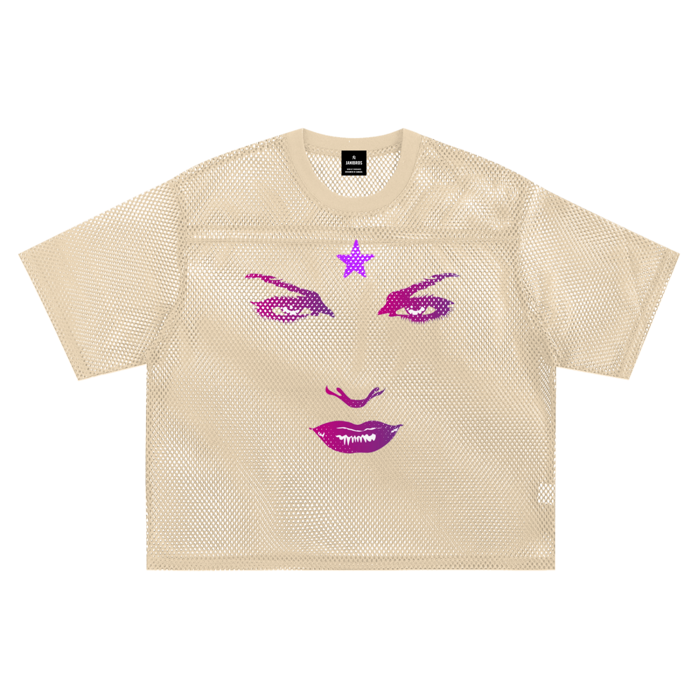 See-through Boxy Net T-Shirt