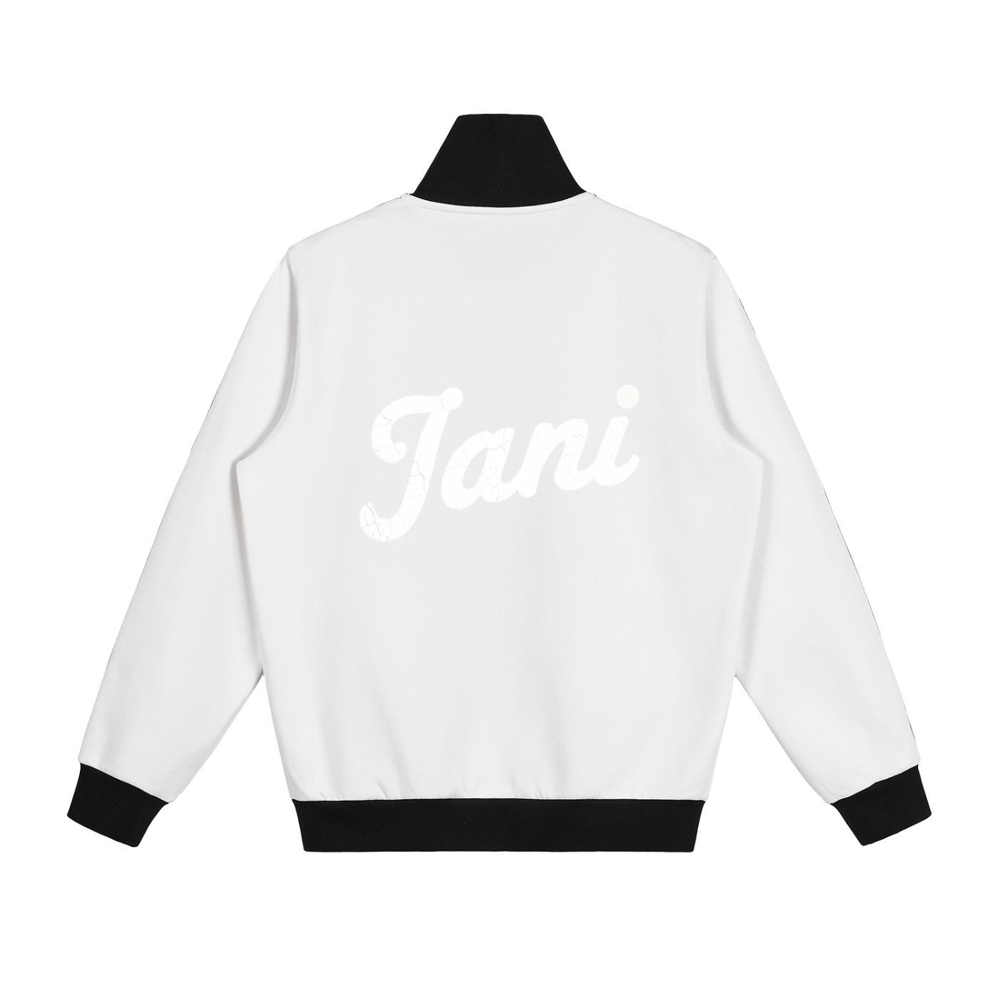 Contrast Side Stripe Fleece Track Jacket