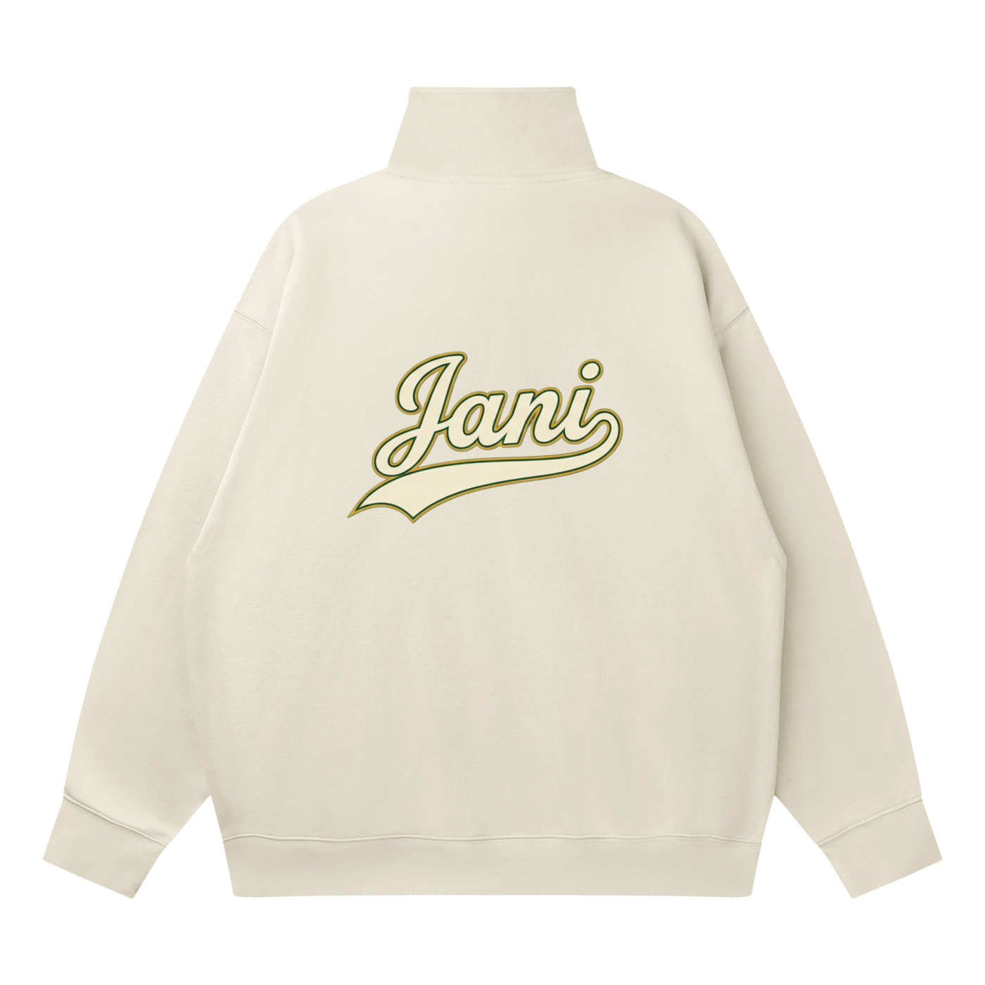 Quarter-Zip Drop Shoulder Sweatshirt