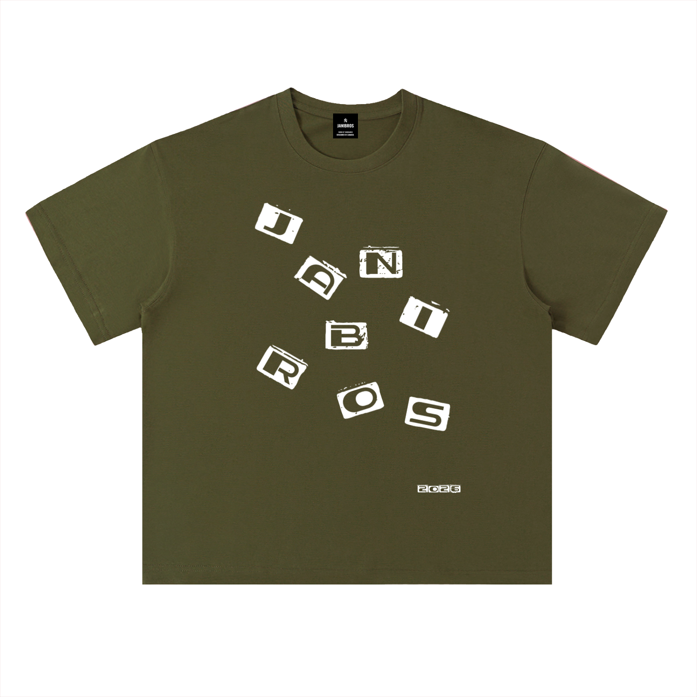 Heavyweight Drop Shoulder Cotton T-Shirt