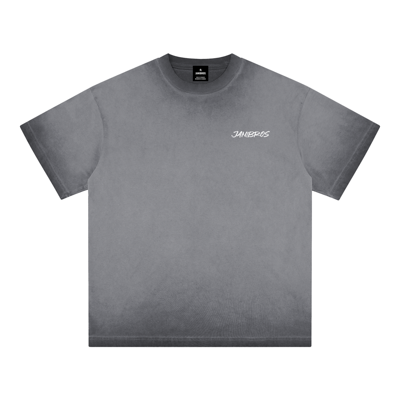 Reverse Dyed T-shirt BROWN