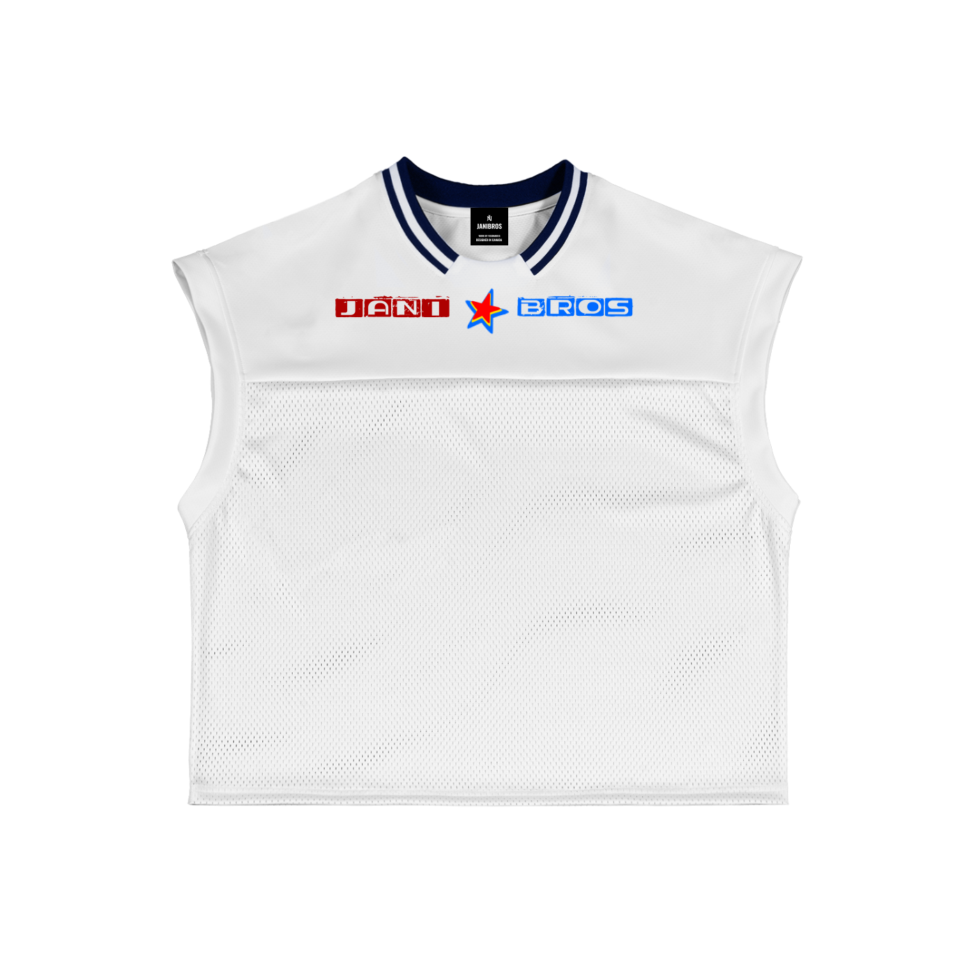 Loose Sleeveless Mesh T-Shirt