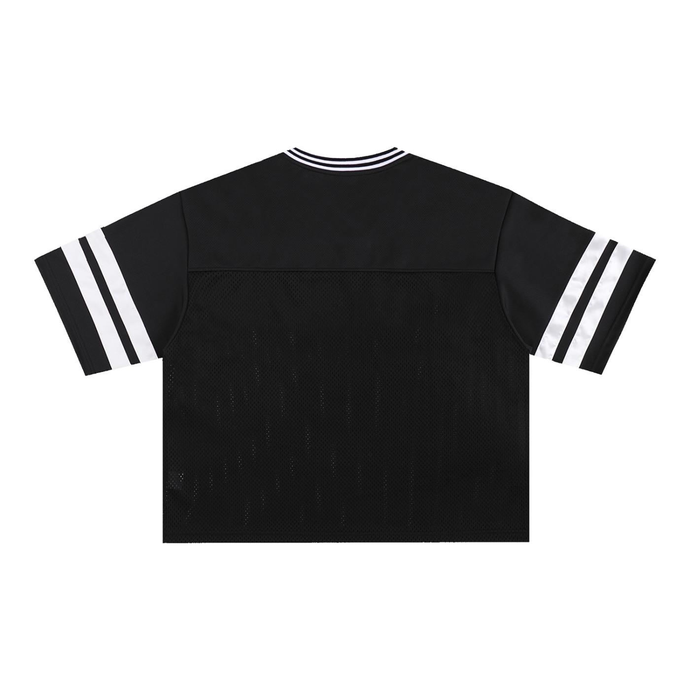 Taped Mesh Boxy T-Shirt