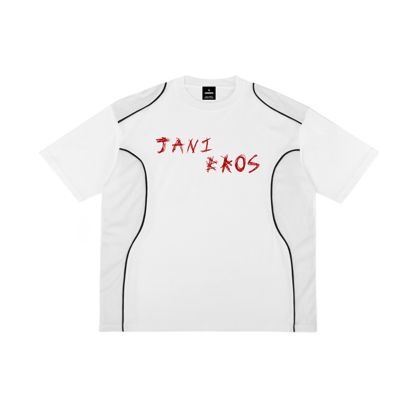 Contrast Piped Panel T-Shirt