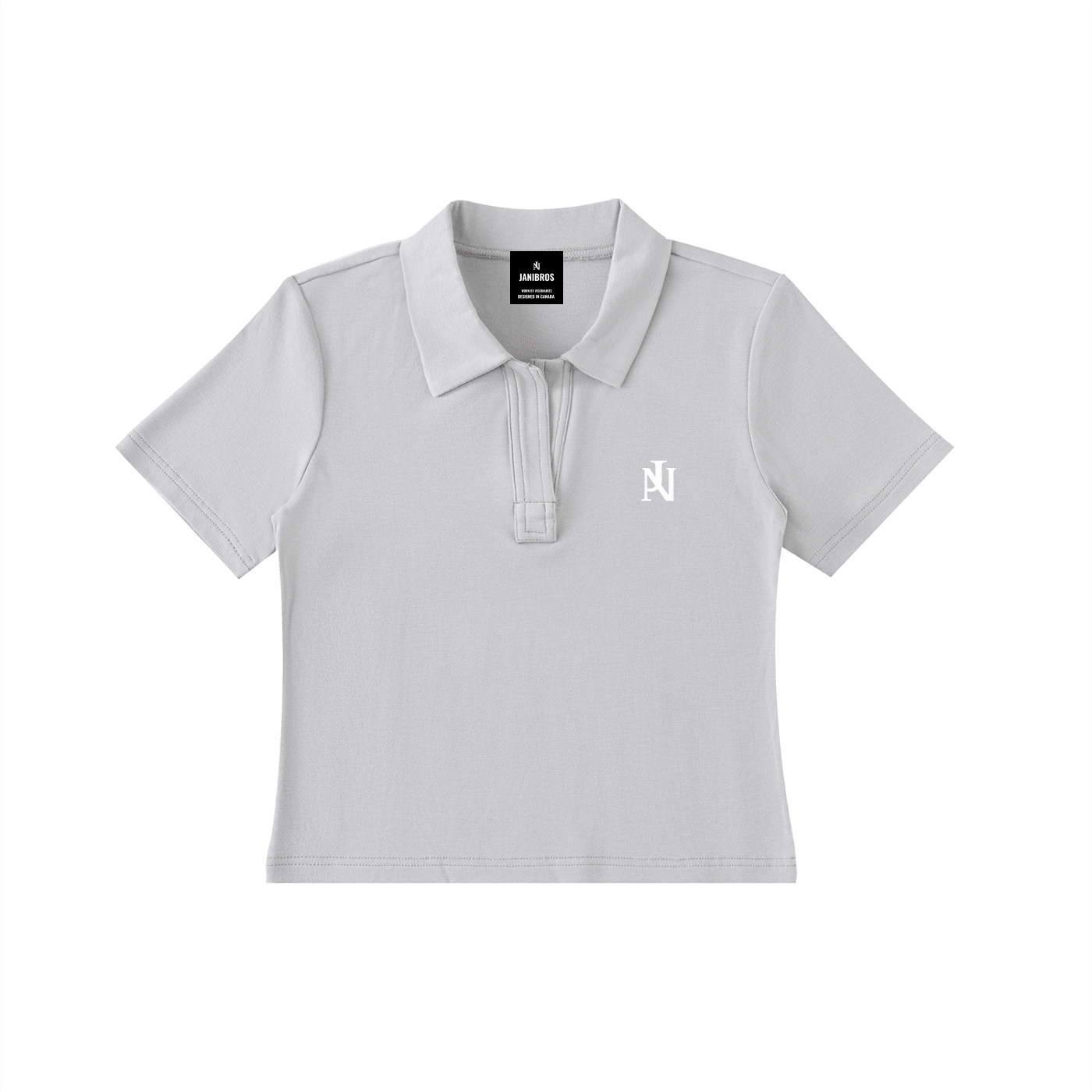 Bodycon Short Sleeve Polo Shirt