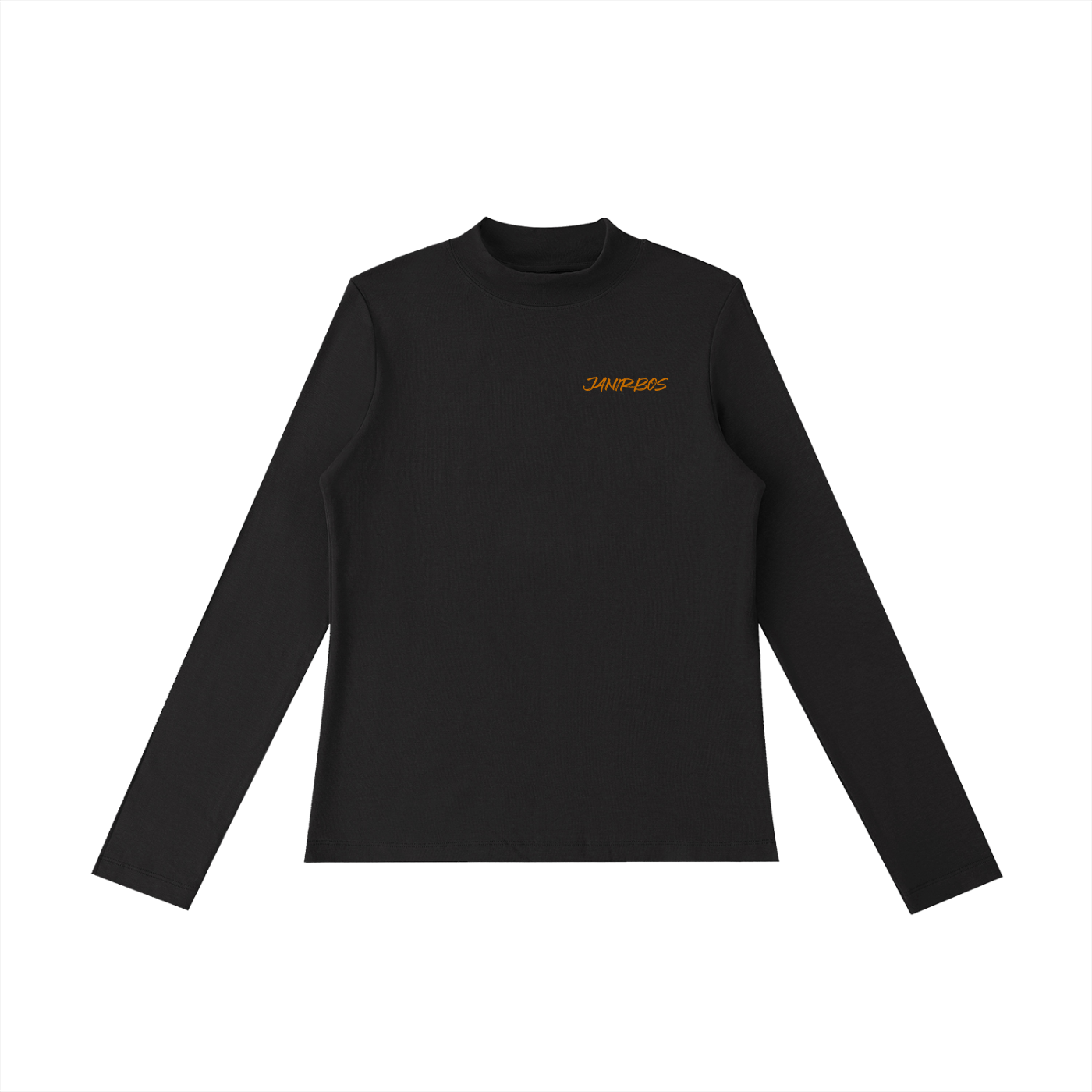 Essential Mock Neck Long Sleeve T-Shirt