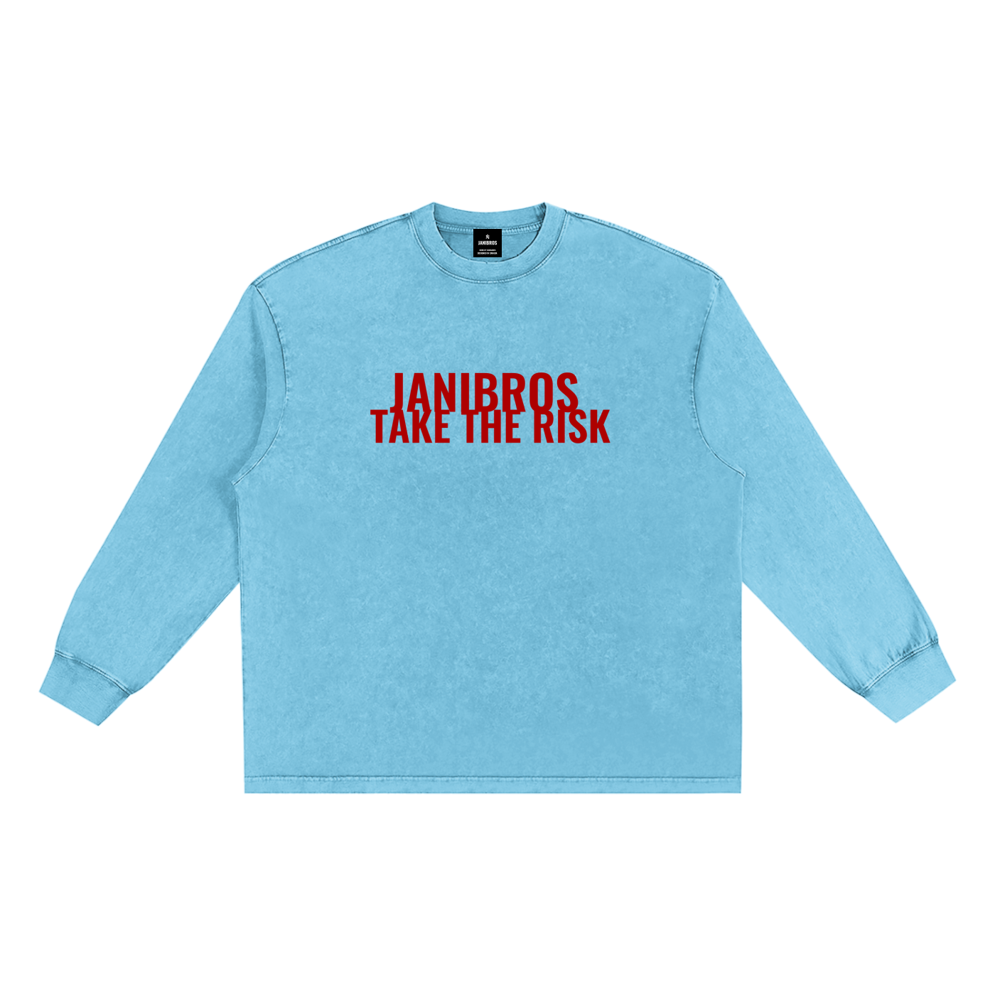 Snow Washed Frayed Edge T-Shirt