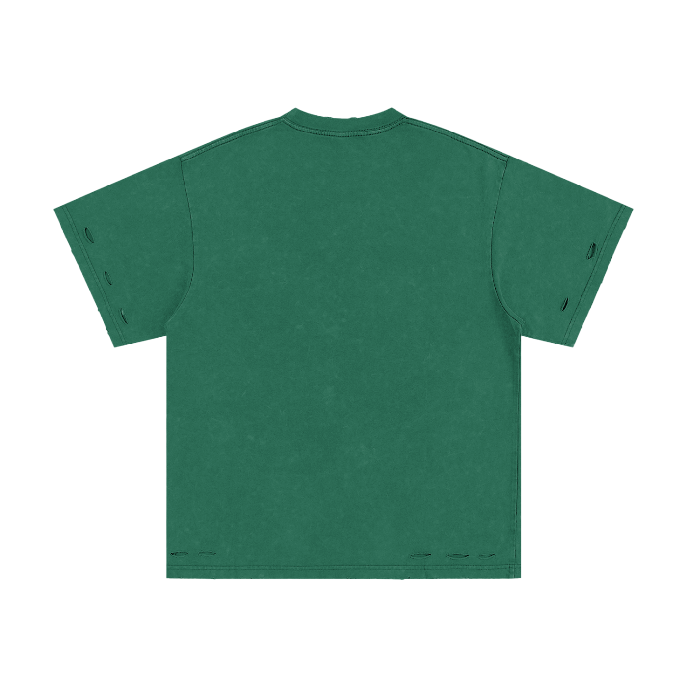 Heavyweight Snow Washed Hand-Frayed T-Shirt