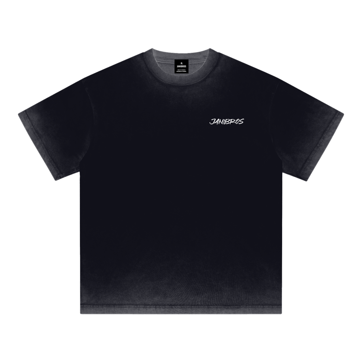 Reverse Dyed T-shirt BROWN