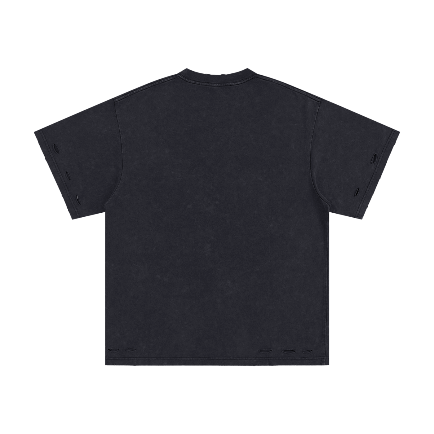 Heavyweight Snow Washed Hand-Frayed T-Shirt
